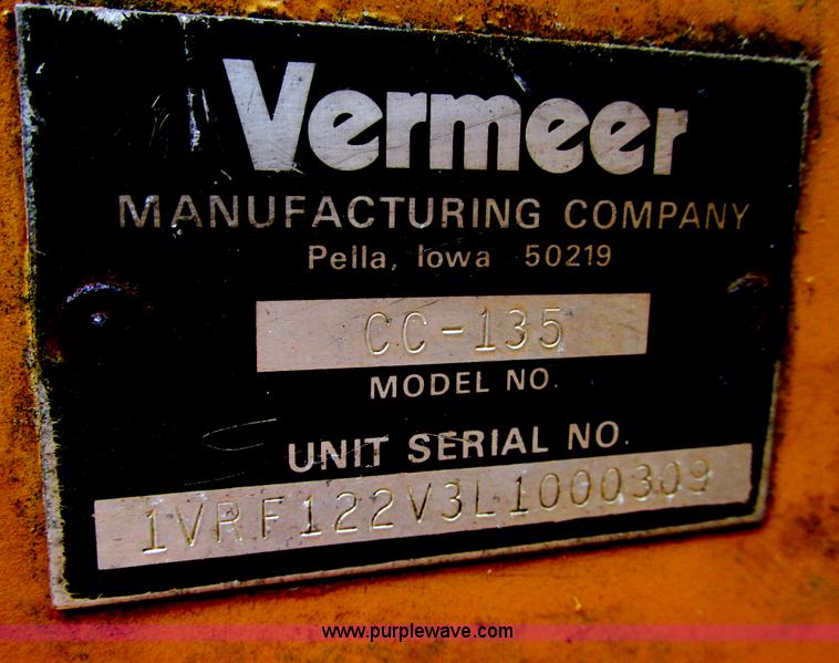 image for item E7305 1990 Vermeer CC135-84 rock/concrete saw