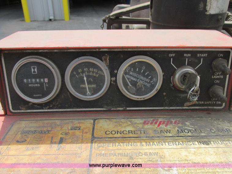 image for item E7308 Norton C65B-KGV 36" concrete saw