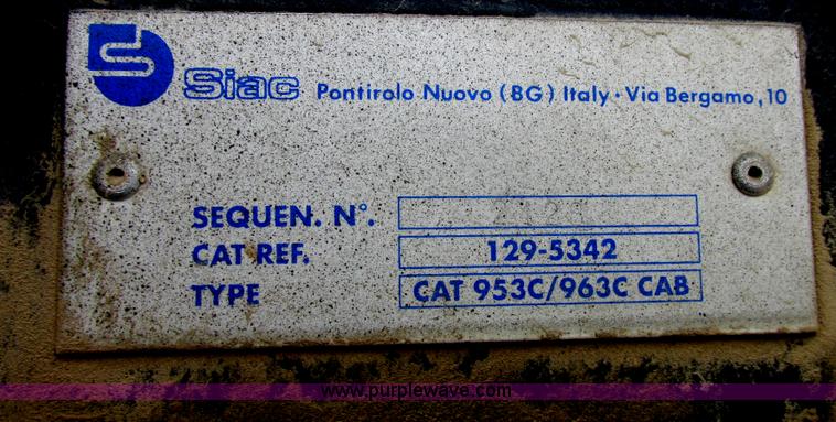 image for item E7316 2001 Caterpillar 963C track loader