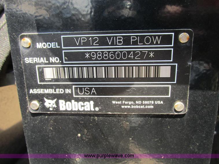 image for item F5178 Bobcat vibratory plow