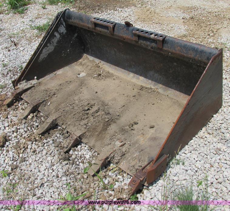 image for item F5181 56" low profile skid steer bucket
