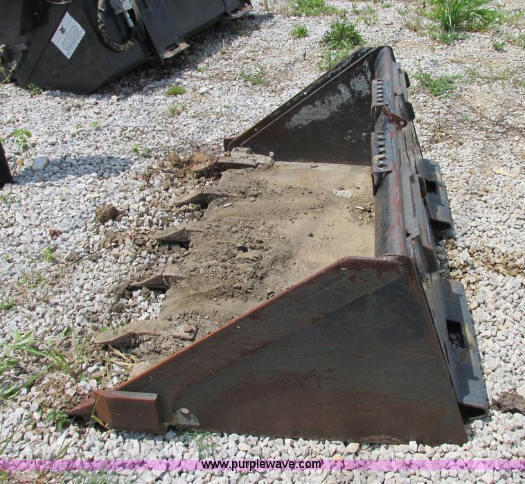 image for item F5181 56" low profile skid steer bucket