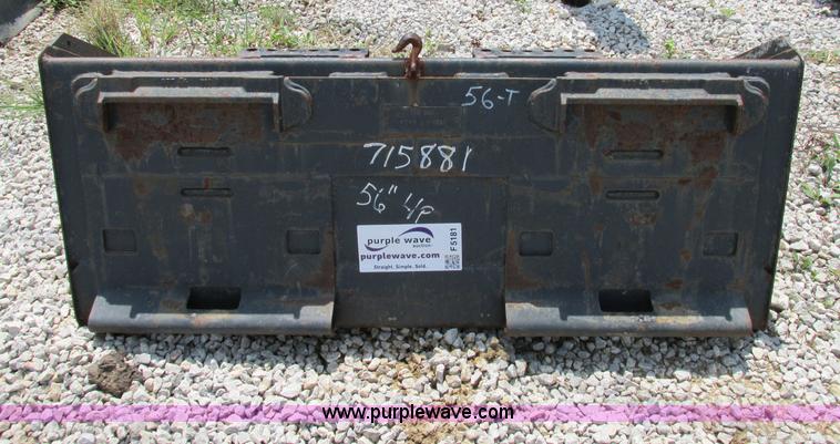 image for item F5181 56" low profile skid steer bucket