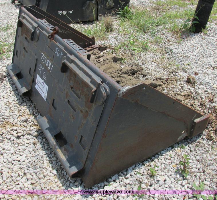 image for item F5181 56" low profile skid steer bucket