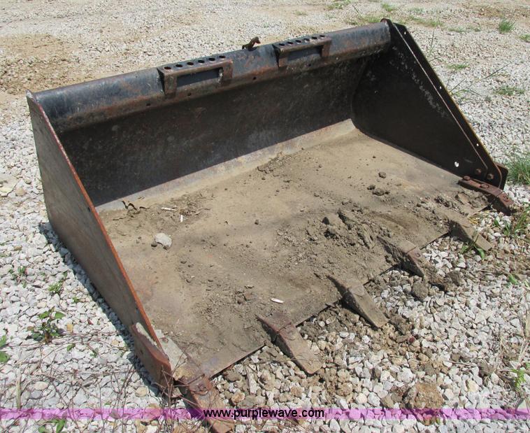 image for item F5181 56" low profile skid steer bucket