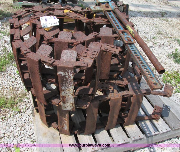 image for item F5182 Skid steer steel tracks