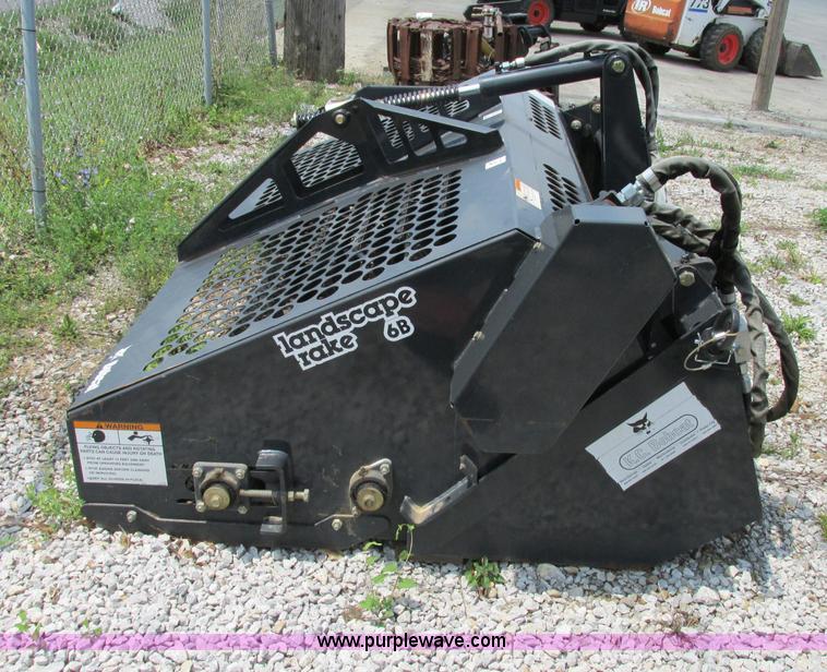 image for item F5183 2011 Bobcat LR6B hydraulic landscape rake