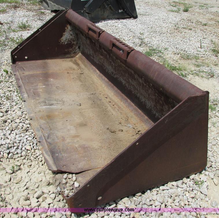 image for item F5186 74" skid steer bucket