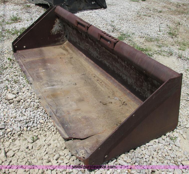 image for item F5186 74" skid steer bucket