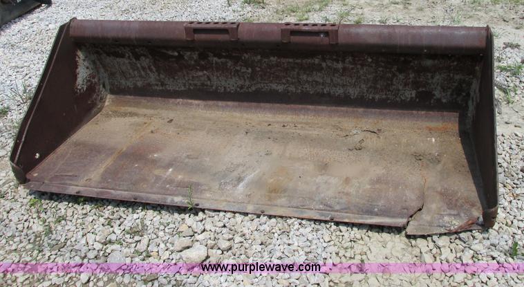 image for item F5186 74" skid steer bucket