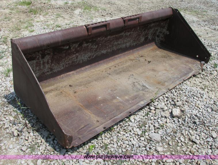 image for item F5186 74" skid steer bucket