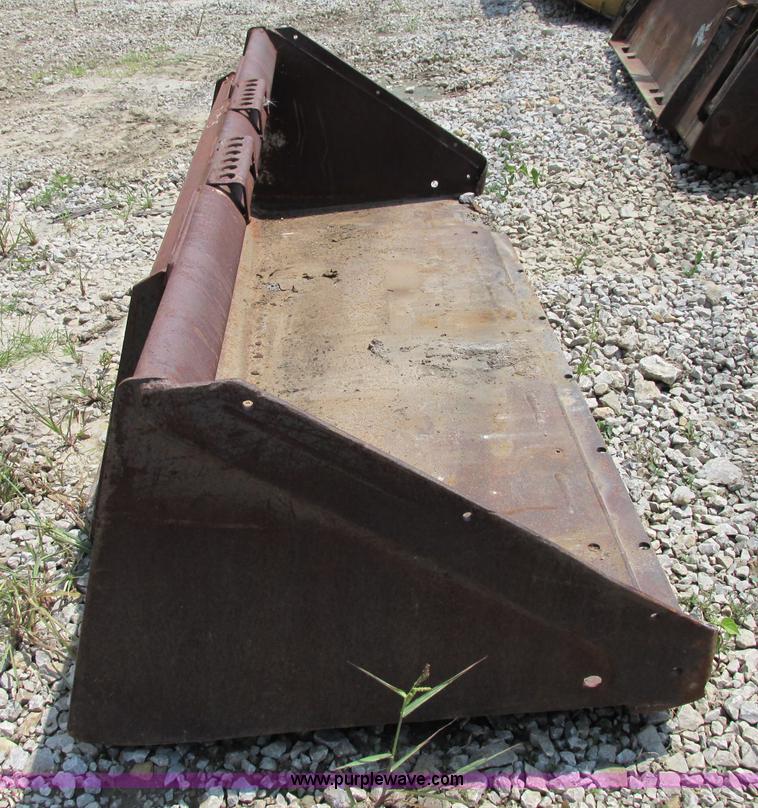 image for item F5186 74" skid steer bucket