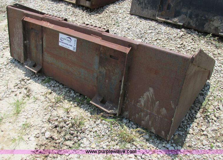image for item F5186 74" skid steer bucket