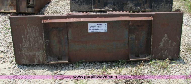 image for item F5186 74" skid steer bucket