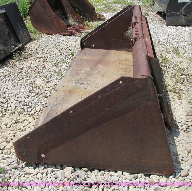 image for item F5186 74" skid steer bucket