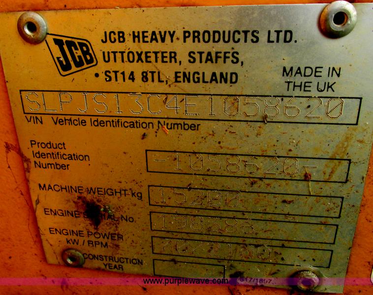 image for item F5190 2006 JCB JS130 excavator