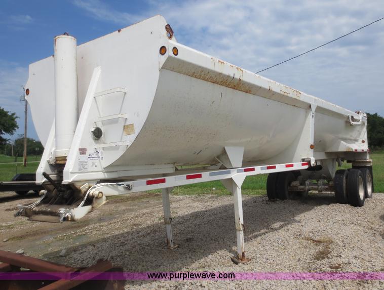 image for item F6648 2000 CPS 32' end dump trailer