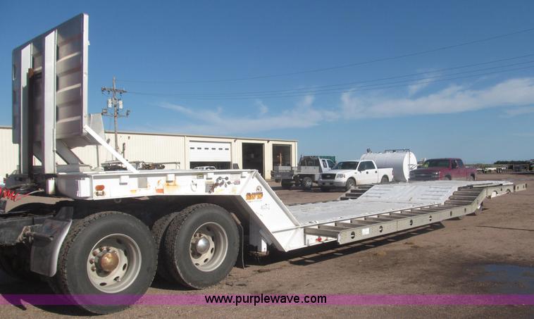 image for item F7060 1993 Muvall 48' double drop equipment trailer