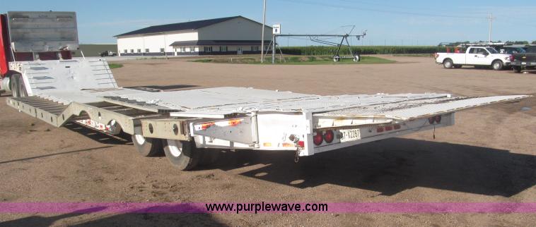 image for item F7060 1993 Muvall 48' double drop equipment trailer