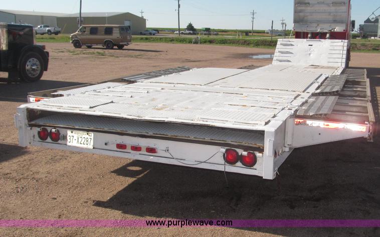 image for item F7060 1993 Muvall 48' double drop equipment trailer