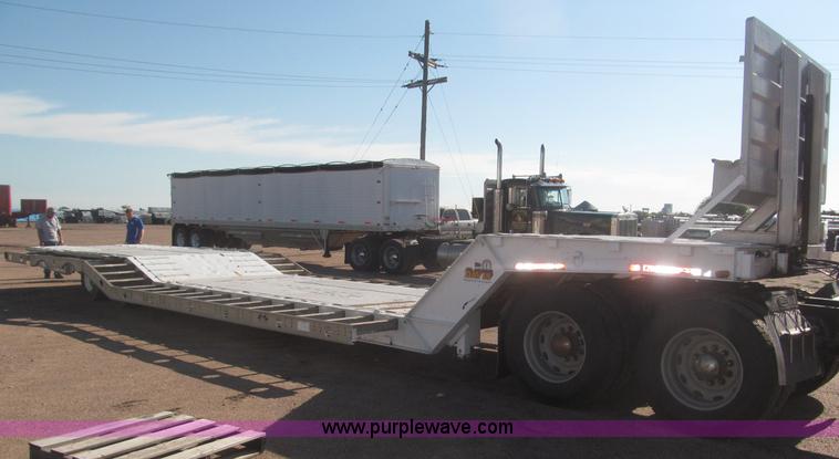 image for item F7060 1993 Muvall 48' double drop equipment trailer