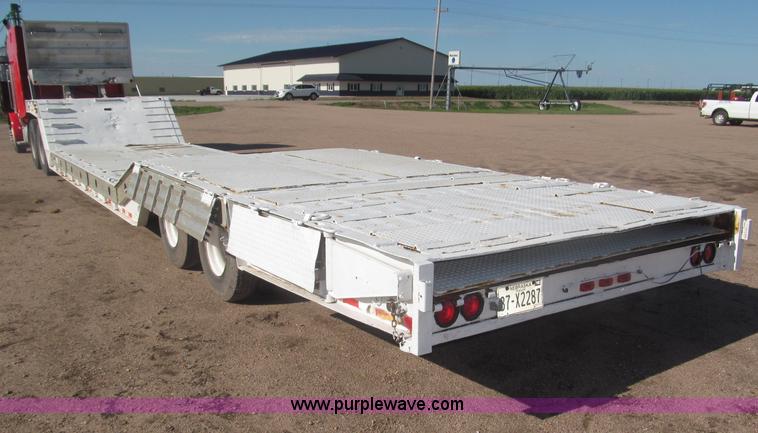 image for item F7060 1993 Muvall 48' double drop equipment trailer