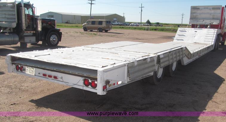 image for item F7060 1993 Muvall 48' double drop equipment trailer
