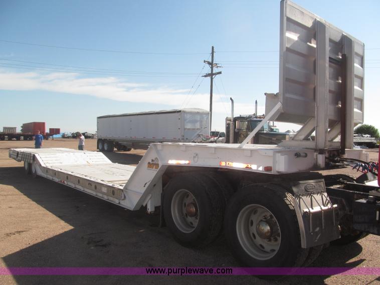 image for item F7060 1993 Muvall 48' double drop equipment trailer