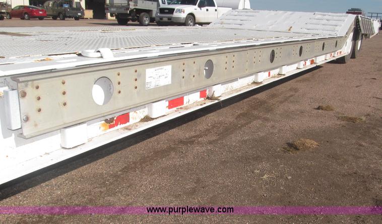 image for item F7060 1993 Muvall 48' double drop equipment trailer