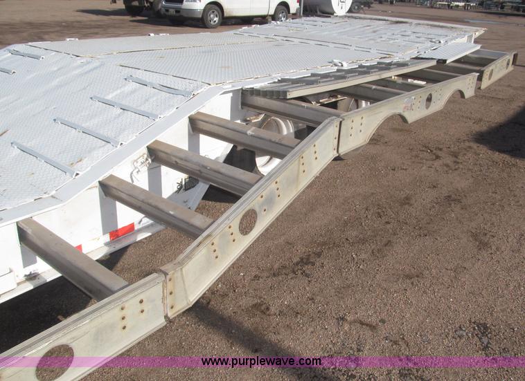 image for item F7060 1993 Muvall 48' double drop equipment trailer