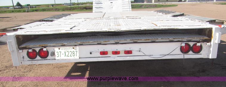 image for item F7060 1993 Muvall 48' double drop equipment trailer
