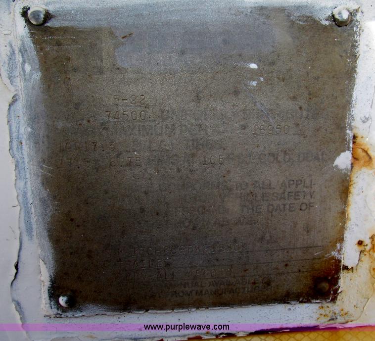 image for item F7060 1993 Muvall 48' double drop equipment trailer