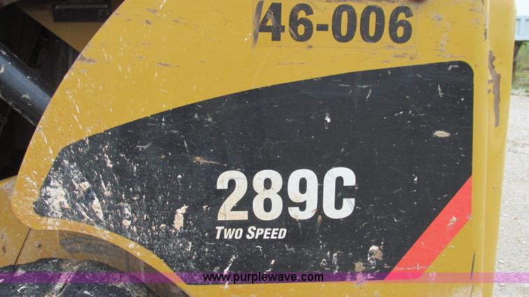 image for item G2054 2008 Caterpillar 289C multi-terrain skid steer