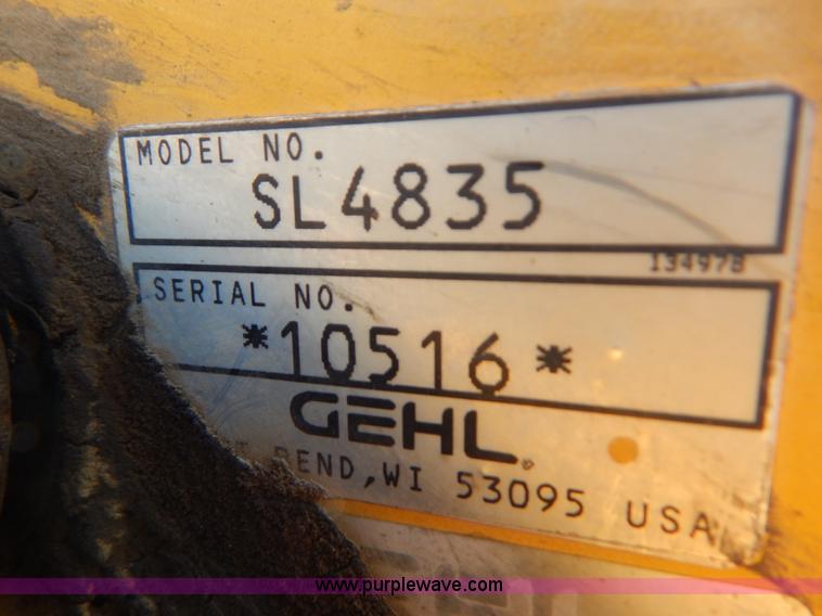 image for item G3374 1999 Gehl 4835 SXT skid steer