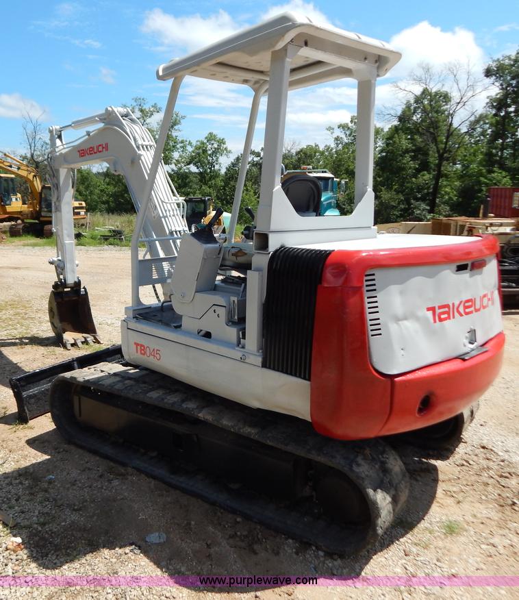 image for item G3377 1998 Takeuchi TB045 compact excavator