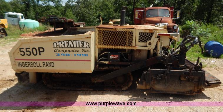 image for item G3379 Ingersoll Rand 550P paver