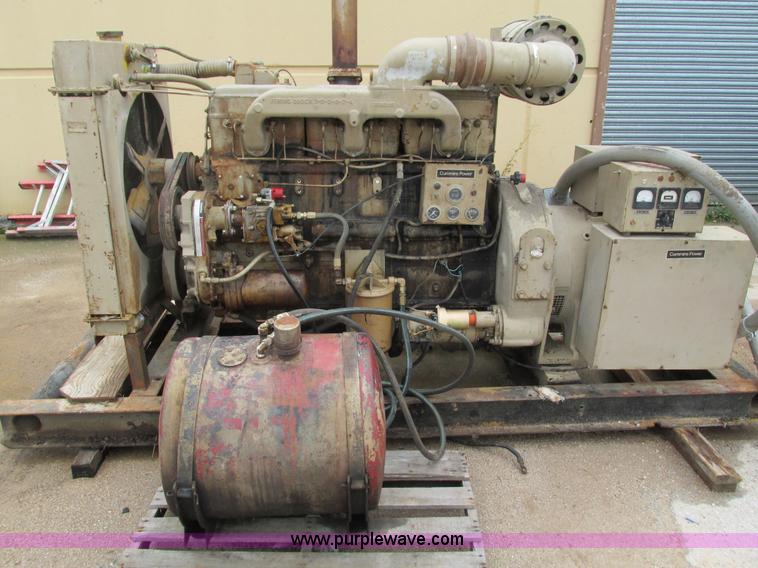image for item G3385 Cummins 75 kW generator