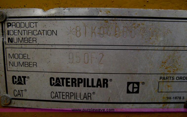 image for item H6491 1997 Caterpillar 950F Series II wheel loader