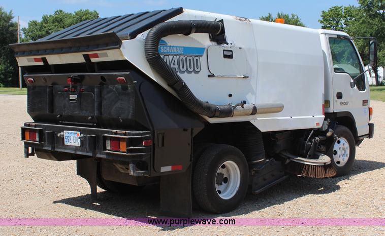 image for item H6735 2000 GMC 4500 sweeper truck