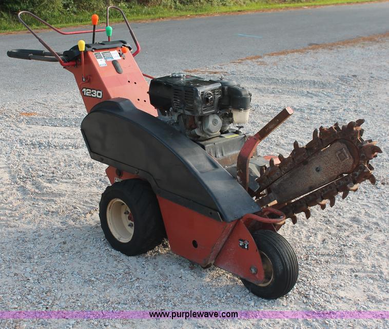 image for item I7930 2006 Ditch Witch 1230 walk-behind trencher