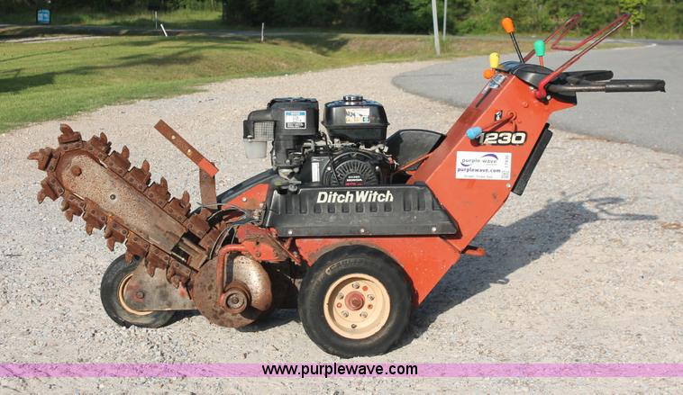 image for item I7930 2006 Ditch Witch 1230 walk-behind trencher