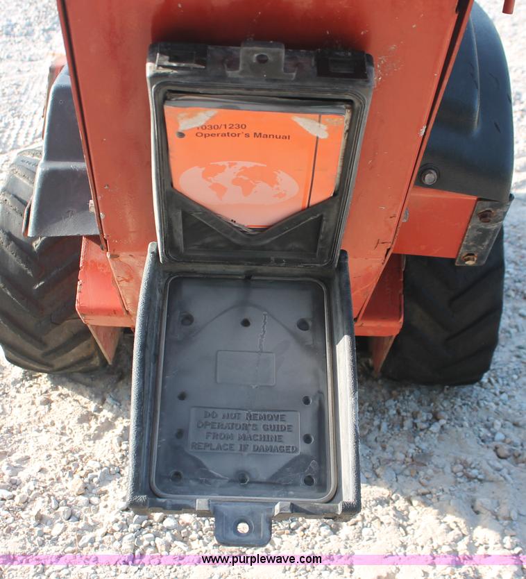 image for item I7930 2006 Ditch Witch 1230 walk-behind trencher