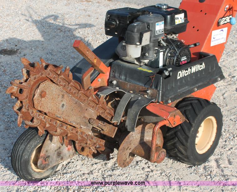 image for item I7930 2006 Ditch Witch 1230 walk-behind trencher
