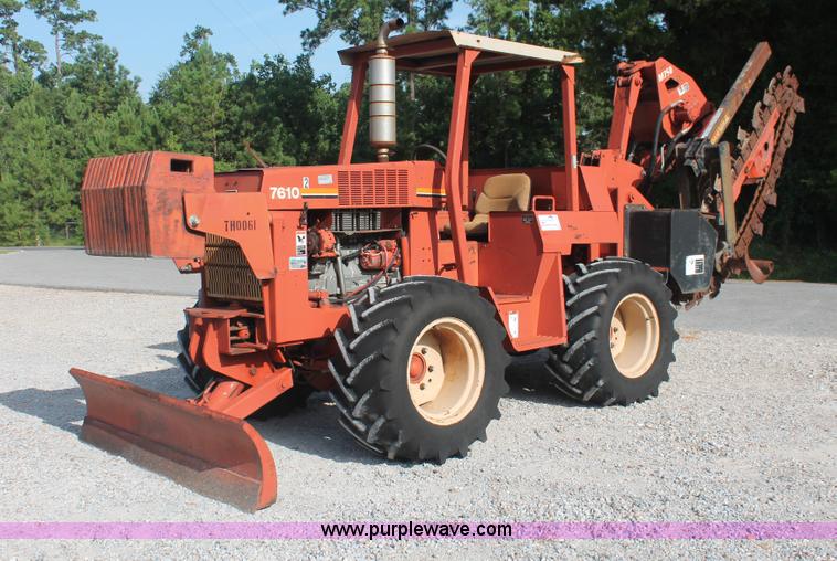image for item I7933 1997 Ditch Witch 7610DD trencher cable plow