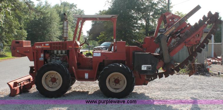 image for item I7933 1997 Ditch Witch 7610DD trencher cable plow