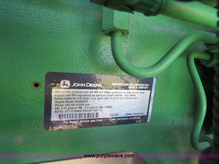 image for item B4789 2009 John Deere 4930 self-propelled sprayer