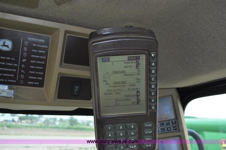image for item G6116 2005 John Deere 9860 STS 2WD combine