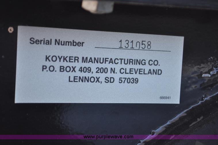 image for item G6135 2010 Koyker 1050 Stor-Mor grain bagger