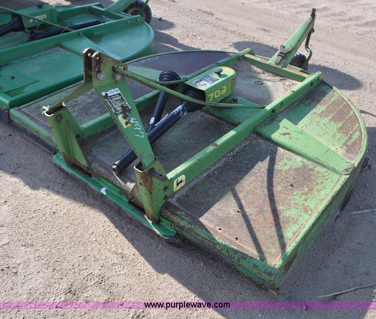 image for item G6137 John Deere 709 rotary mower