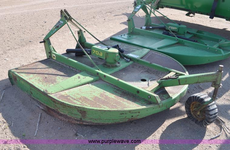 image for item G6137 John Deere 709 rotary mower